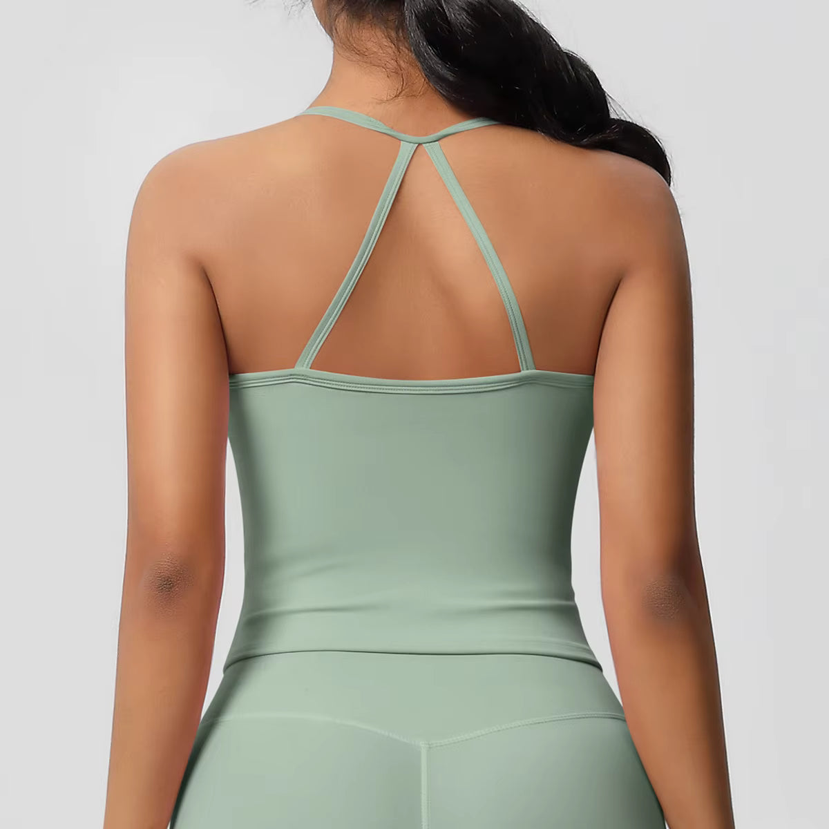 Trendy Breathable Quick Drying Back Yoga Slim Fit Sports Top Mssza