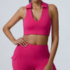 Trendy Impact Open Back Yoga Breathable Slim Fit Sports Bra Mssza