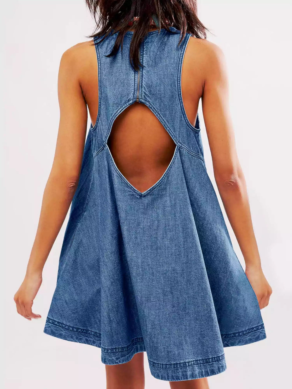 Sunset Stroll Denim Mini Dress Mssaz Desses