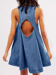 Sunset Stroll Denim Mini Dress Mssaz Desses