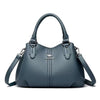 3 Layers Casual Soft Leather Luxury Messenger Tote Shoulder Crossbody Bags Mssza