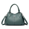 3 Layers Casual Soft Leather Luxury Messenger Tote Shoulder Crossbody Bags Mssza