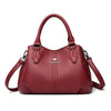 3 Layers Casual Soft Leather Luxury Messenger Tote Shoulder Crossbody Bags Mssza