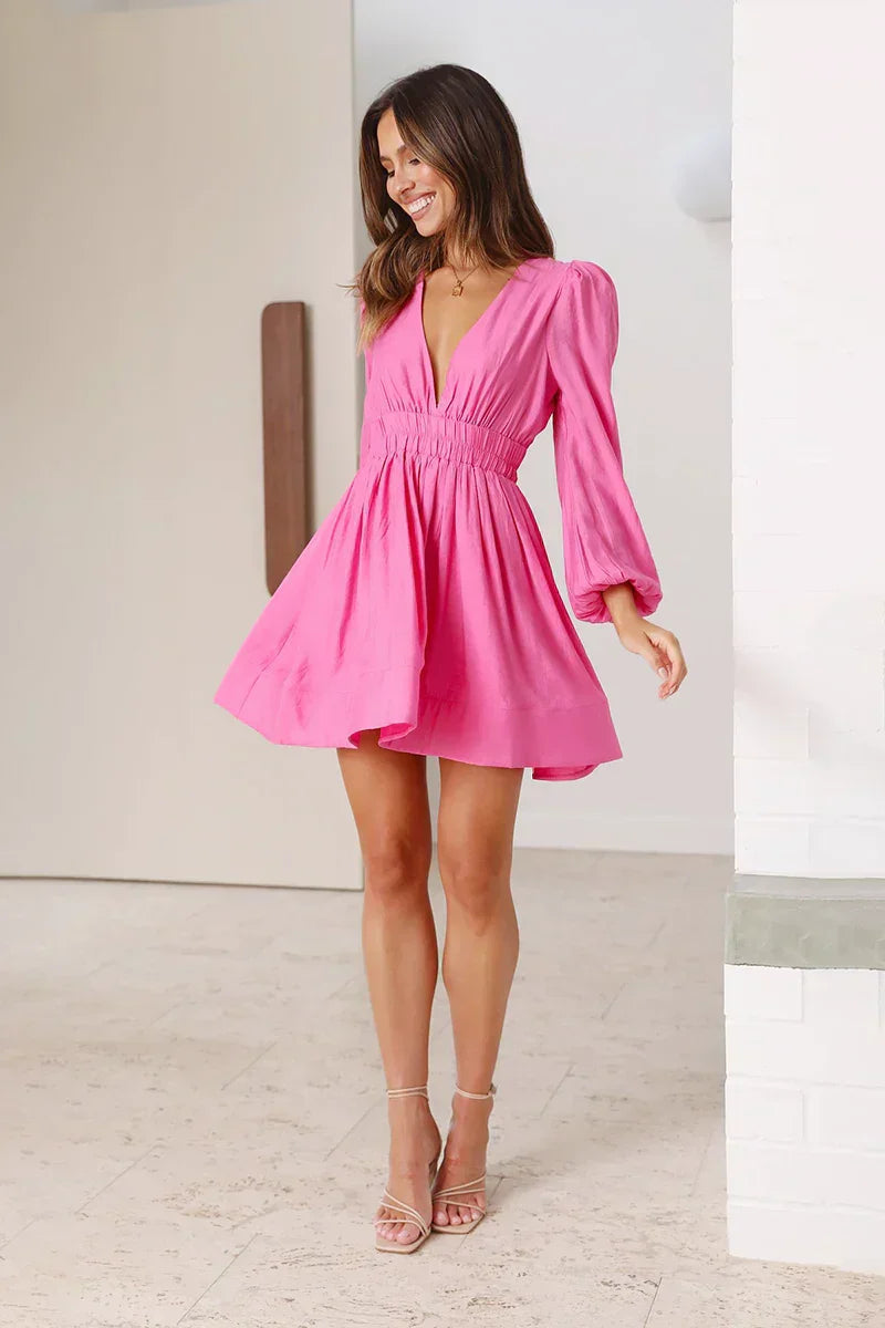 Charlotte Mini Dress Pink Mssaz Desses