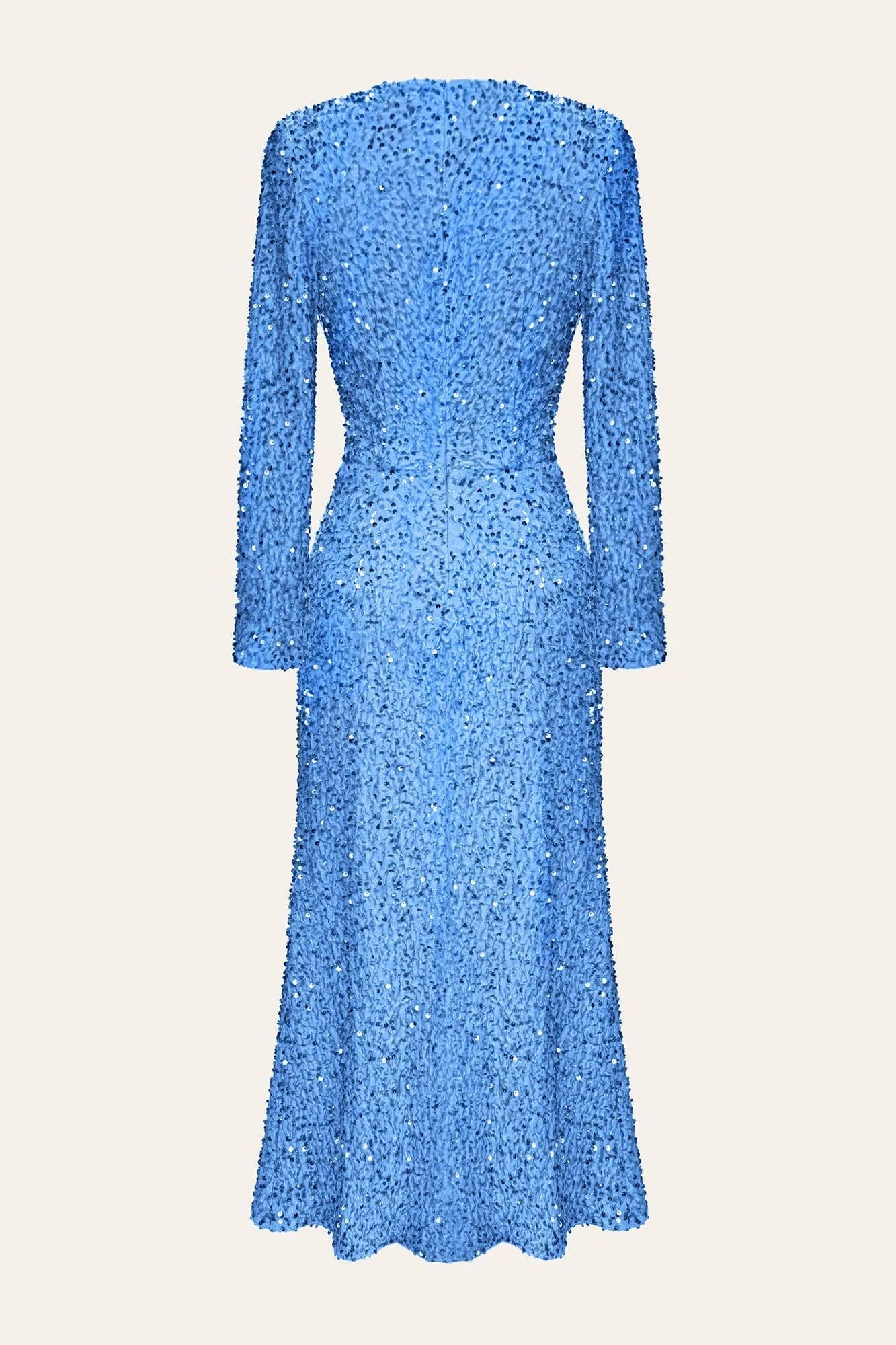Long Sleeve Sequined Midi Maxi Dress Mssaz Desses