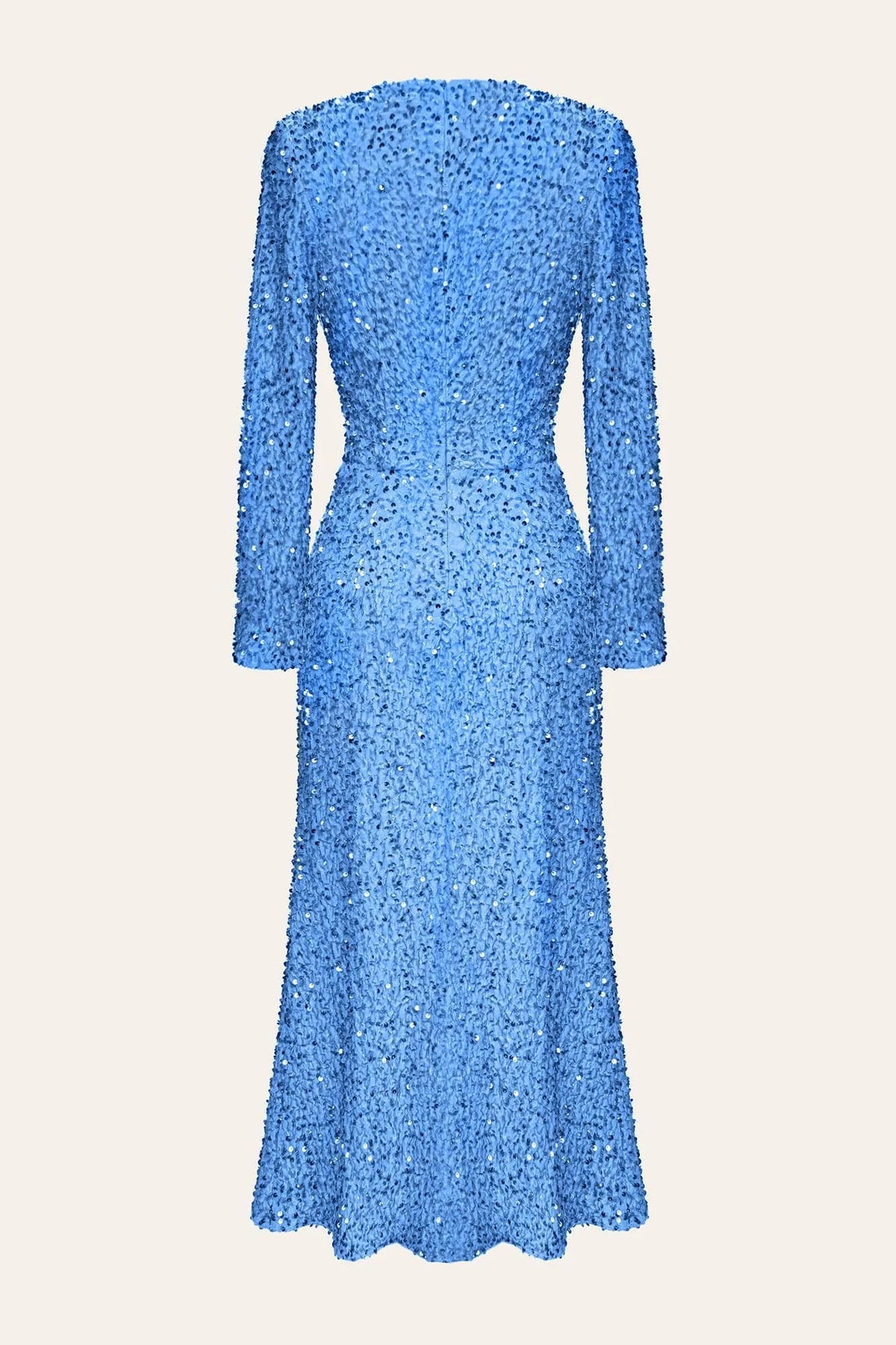 Long Sleeve Sequined Midi Maxi Dress Mssaz Desses