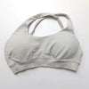 Casual Impact Asymmetric Nylon Backless Halter Fitness Gym Top Mssza
