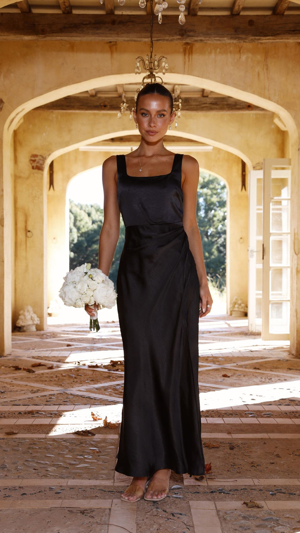 Alaria Maxi Dress Black Mssaz Desses