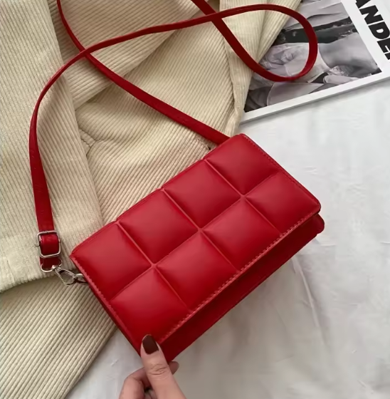 Casual Plaid Literary Single Minority Design Versatile Cross Body Shoulder Bags Mssza