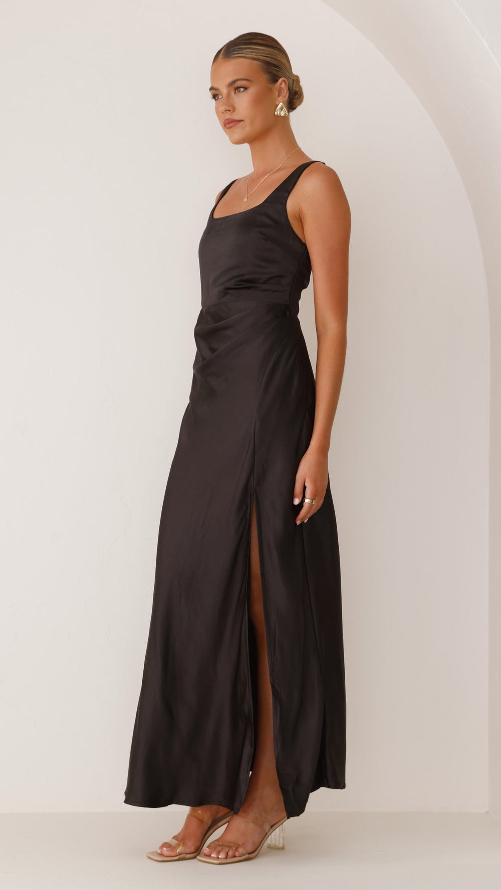 Alaria Maxi Dress Black Mssaz Desses