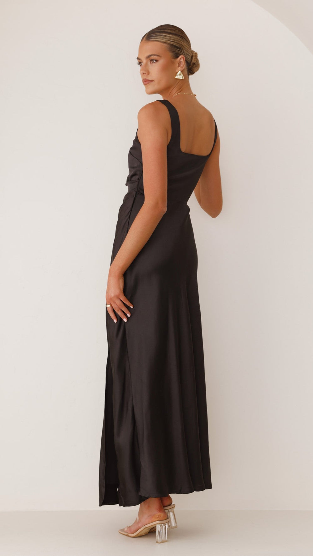 Alaria Maxi Dress Black Mssaz Desses