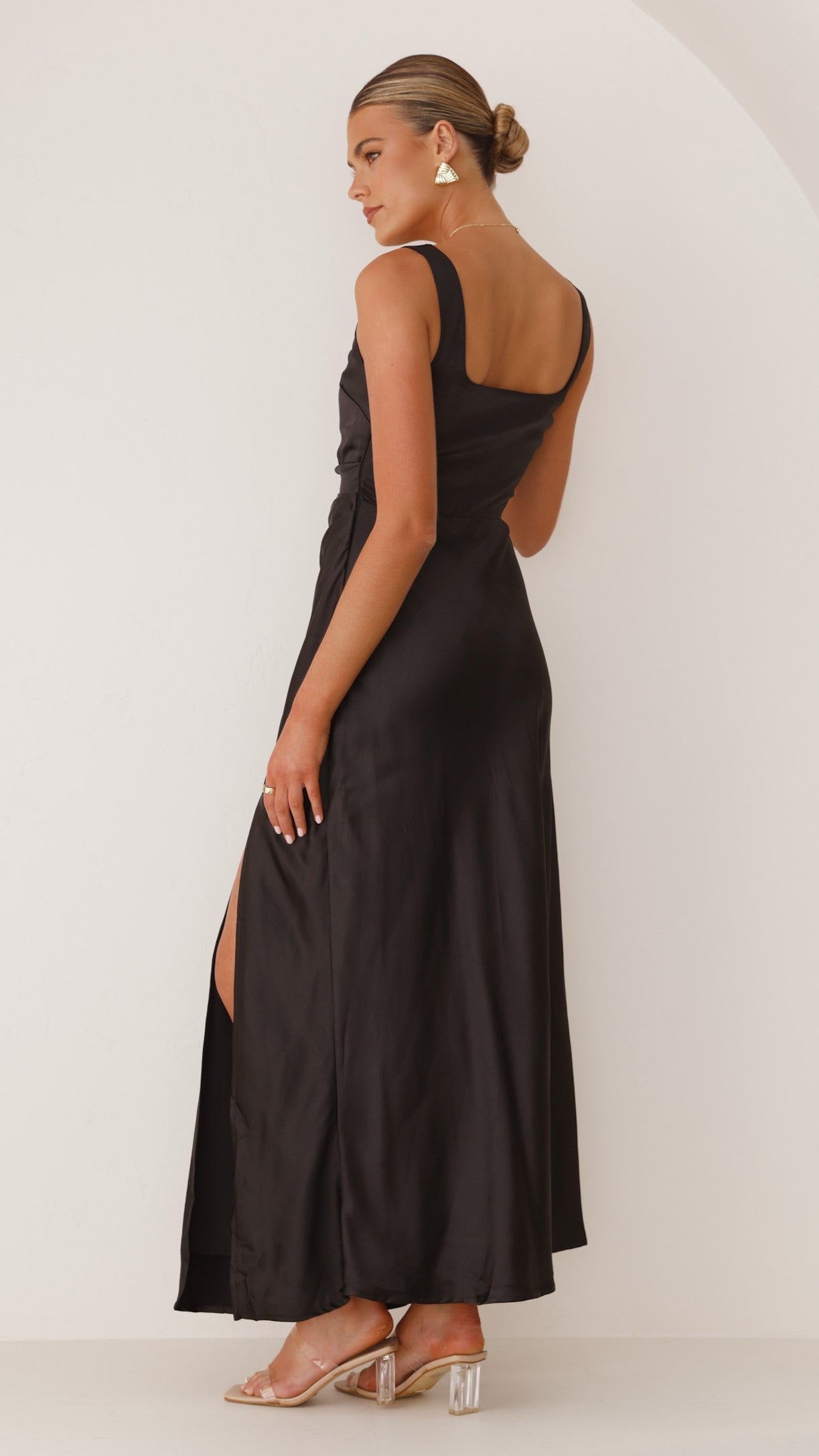 Alaria Maxi Dress Black Mssaz Desses