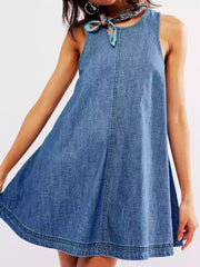 Sunset Stroll Denim Mini Dress Mssaz Desses