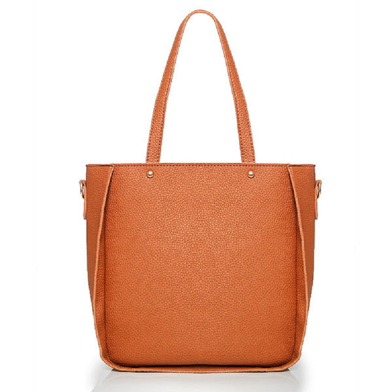 4 PCS PU Leather High-end Handbags For Women Shoulder Bags Mssza