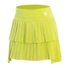 Casual High Waist Double Layer Pleated Athletic Sports Skirt Mssza