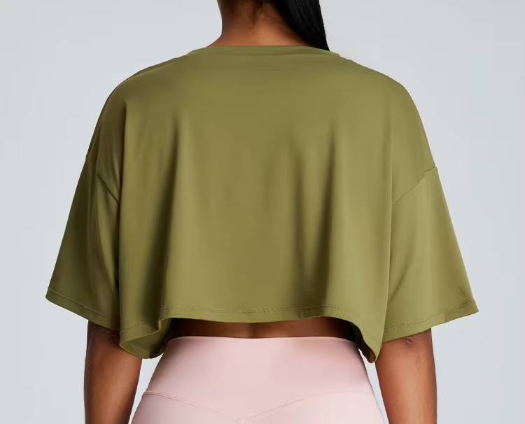 Yoga Short Sleeves Loose and Breathable Quick Drying T-shirts Mssza