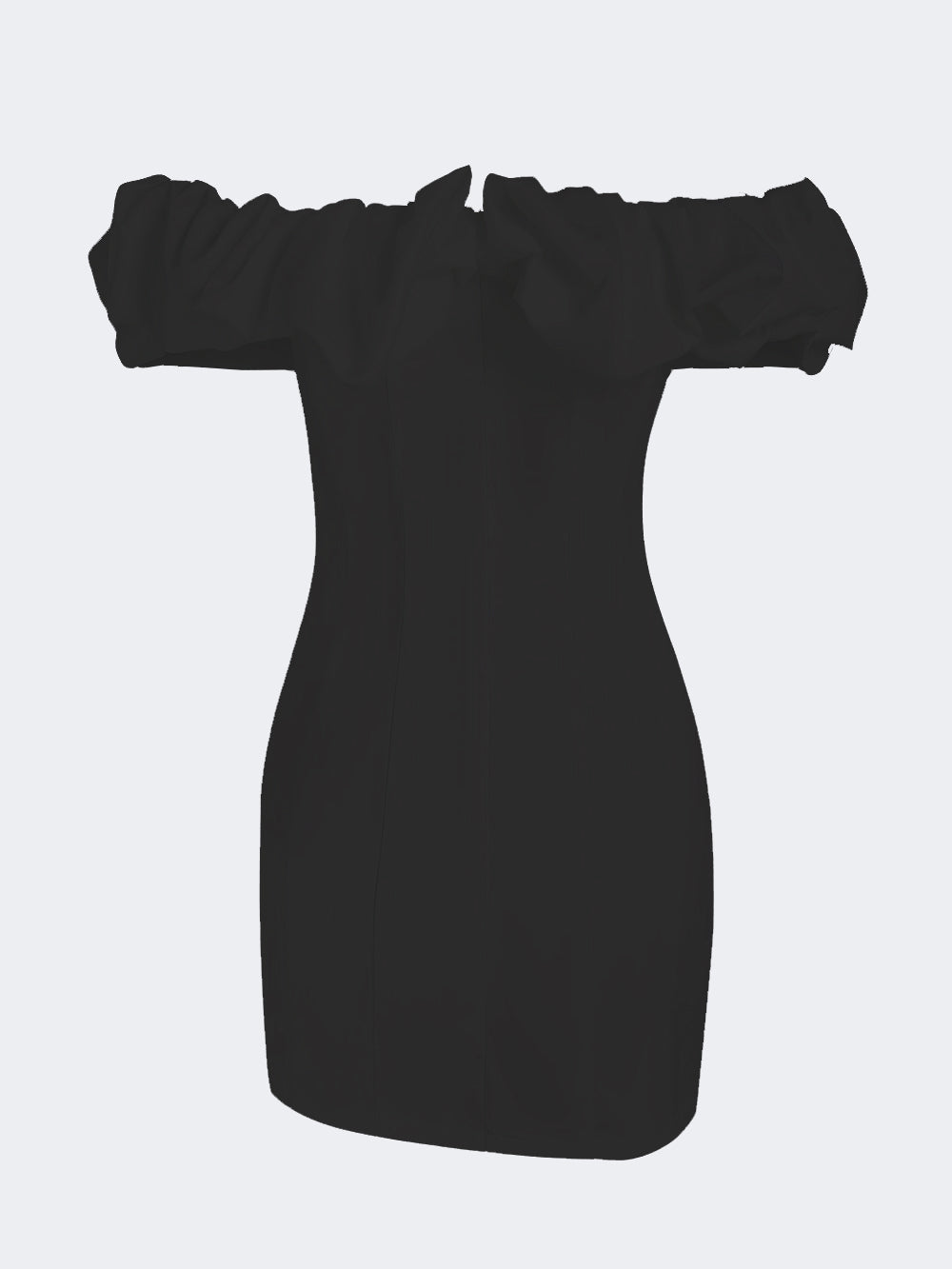 Satin Ruffled Strapless Mini Dress Mssaz Desses
