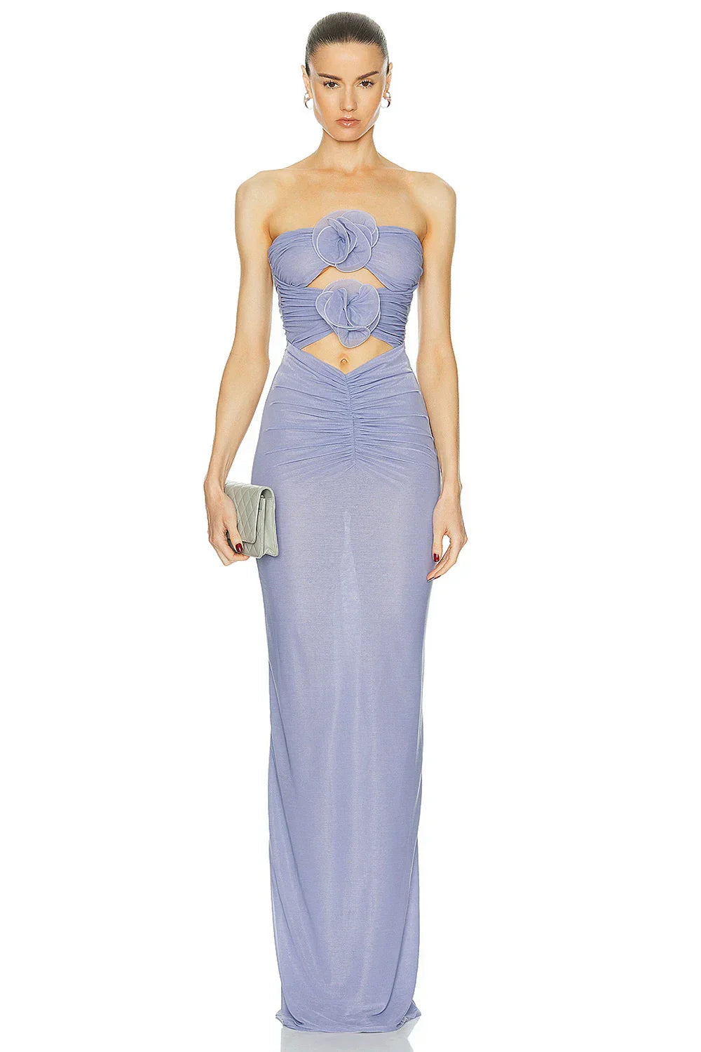 Floral Cutout Maxi Dress Mssaz Desses