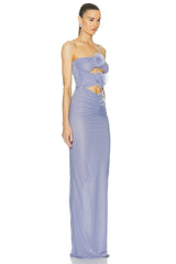 Floral Cutout Maxi Dress Mssaz Desses