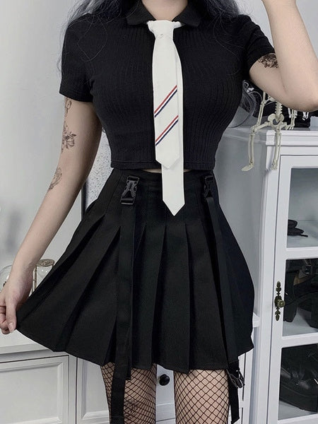 Academic Cotton Top Retro Tops Mssza