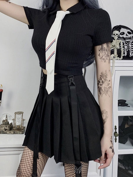 Academic Cotton Top Retro Tops Mssza