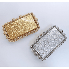 Acrylic Handbag Clutch Purse Luxury For Women Marble Pattern Women'S Party Clutch For Wedding Chain Party Handbag Mssza