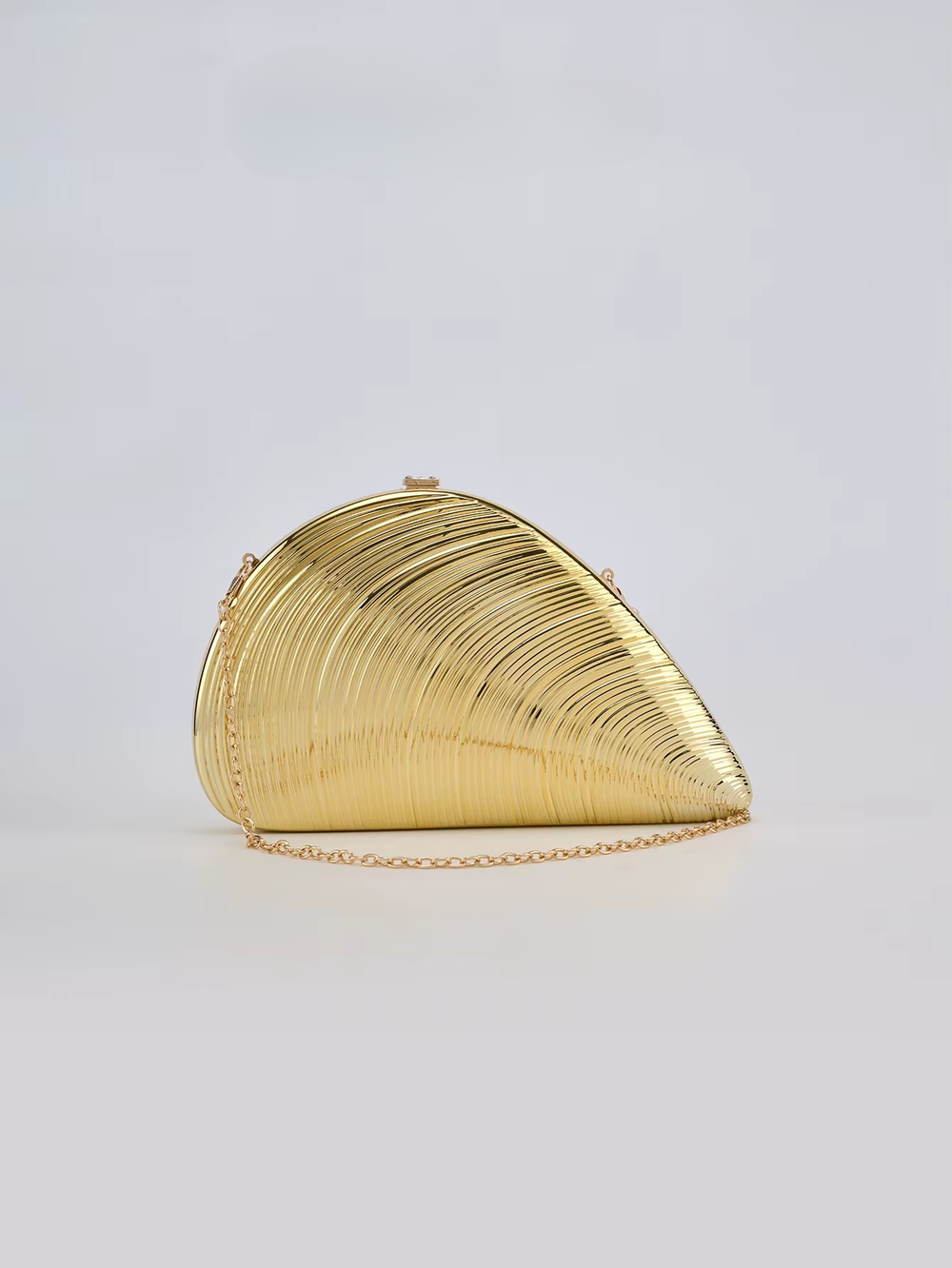 Acrylic Heavy-Duty Metal Shell Mussel Shell Handbag Mssza