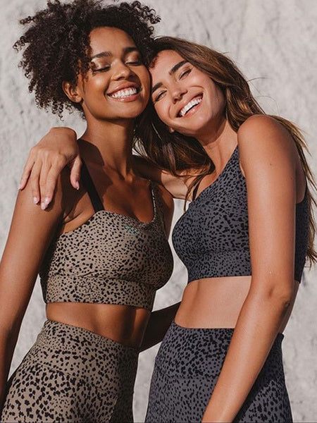 Activewear Clothing Cotton Leopard Yoga 2 Piece Set Mssza