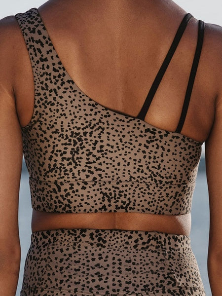 Activewear Clothing Cotton Leopard Yoga 2 Piece Set Mssza