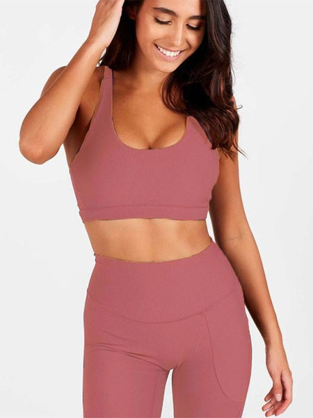 Activewear Yoga Clothing Polyester Yoga 2 Piece Set Mssza