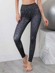 Activewear Yoga Cotton Leopard Workout Clothing Stretchy Mssza