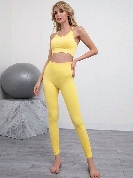 Activewear Yoga Nylon Sleeveless Workout Clothing Stretchy Mssza