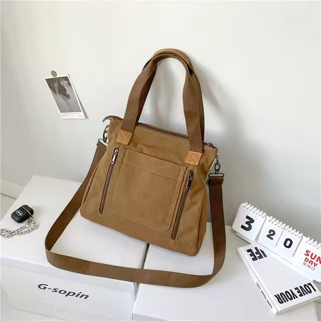 Canvas Multifunctional Outdoor Shoulder Bag Mssza