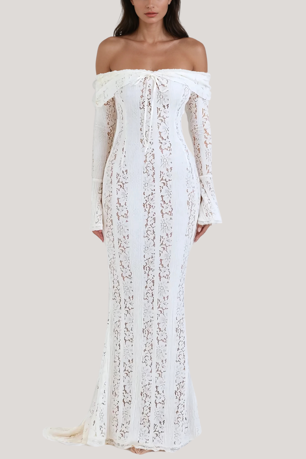 Lana | Off-Shoulder Lace Maxi Dress Mssaz Desses