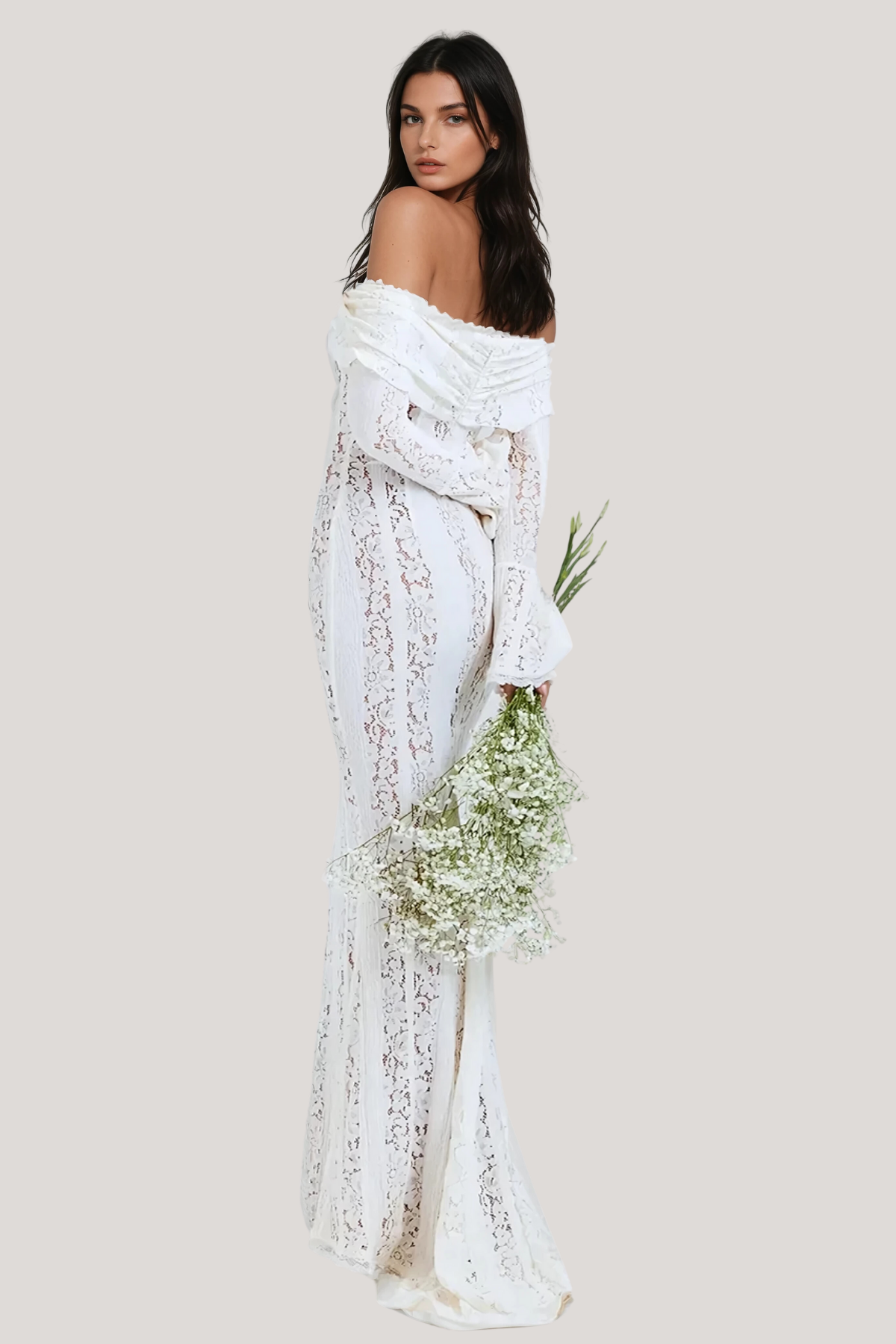 Lana | Off-Shoulder Lace Maxi Dress Mssaz Desses