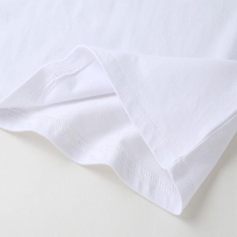 Angel letter print slim long-sleeved T-shirt Mssza