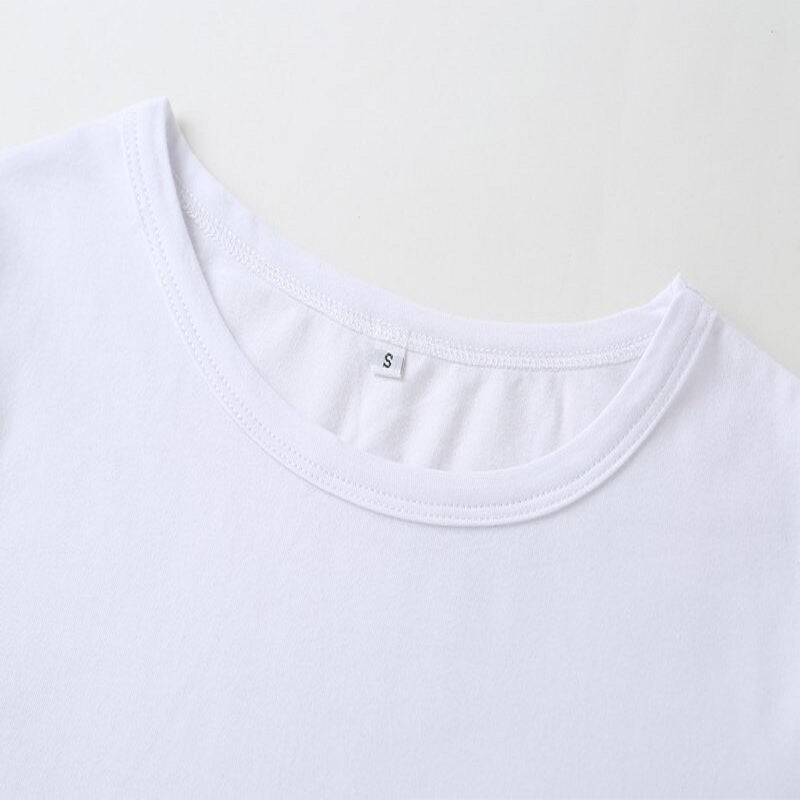 Angel letter print slim long-sleeved T-shirt Mssza