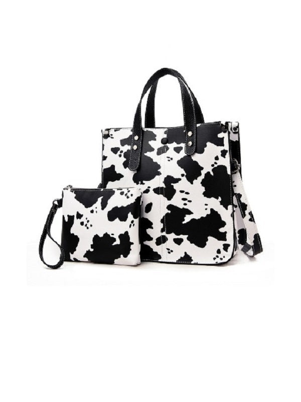 Animal Print Hand Bags With Wallet Mssza