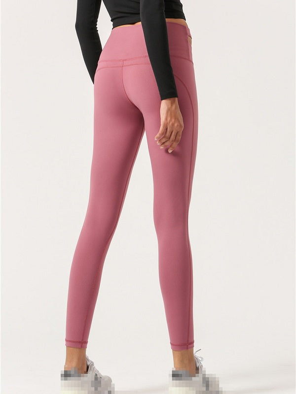 Ankle Length Pure Color Women Skinny Yoga Leggings Mssza