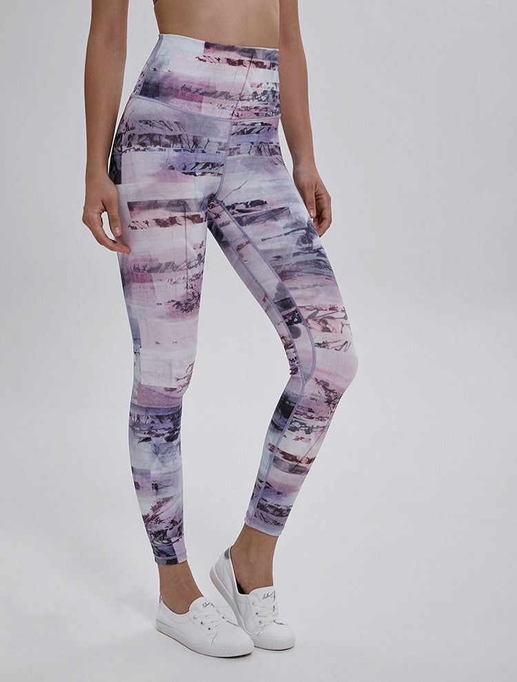 Anti-sweat New Print Gym Fitness Leggings Mssza