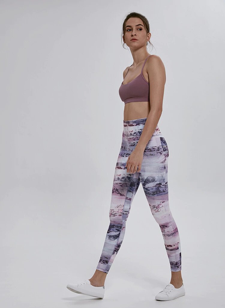 Anti-sweat New Print Gym Fitness Leggings Mssza