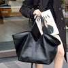 Appliques Genuine Leather Casual Tote Shoulder Bag Mssza