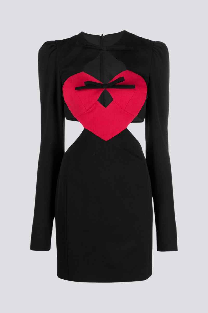 Azura Long Sleeve Bow Cutout Mini Dress Mssaz Desses
