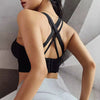 Back Closure High Impact Workout Sport Top Crop Fitness Wear For Yoga Gym Brassiere Bra Mssza