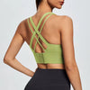 Back Closure High Impact Workout Sport Top Crop Fitness Wear For Yoga Gym Brassiere Bra Mssza