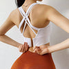 Back Closure High Impact Workout Sport Top Crop Fitness Wear For Yoga Gym Brassiere Bra Mssza