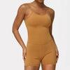 Backless Set Fitness Bodysuit Sports Siamese Sportswear Workout Jumpsuit One-piece Playsuit Yoga Suit Mssza