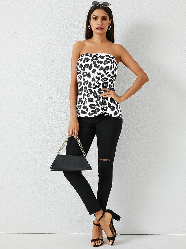 Backless Tube Tank Top Mssza