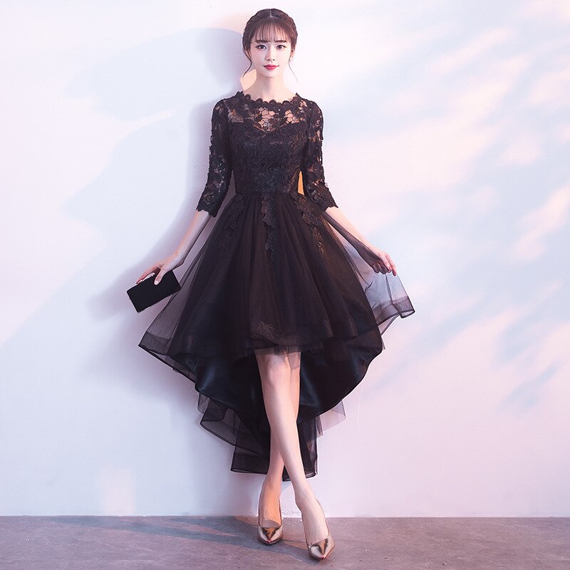 New Short Front Long Back Elegant Party Banquet Prom Dresses Mssaz Desses