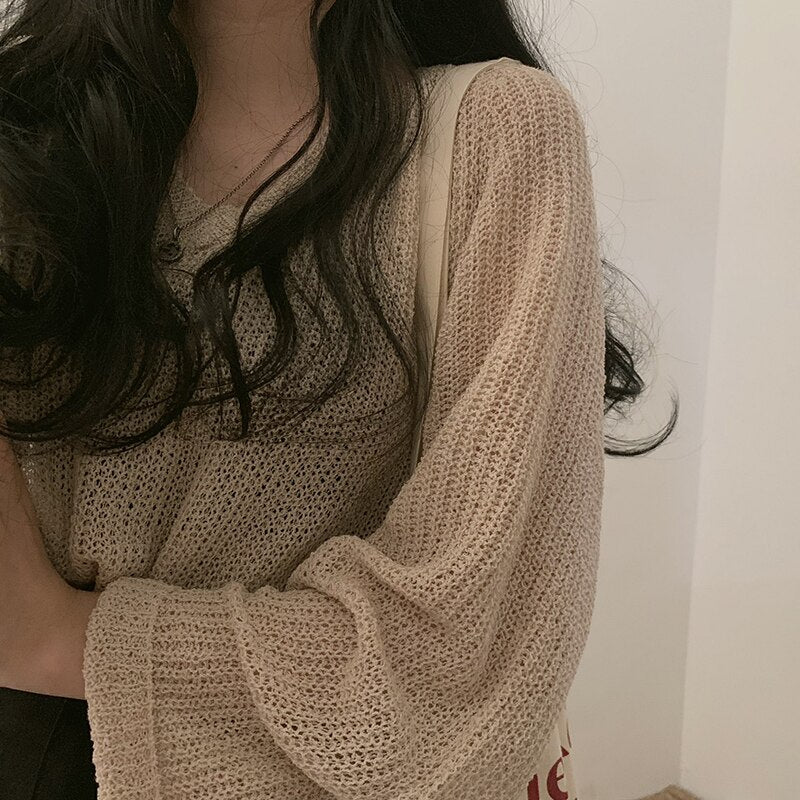 Batwing Long Sleeve Loose Casual Shirt Mssza